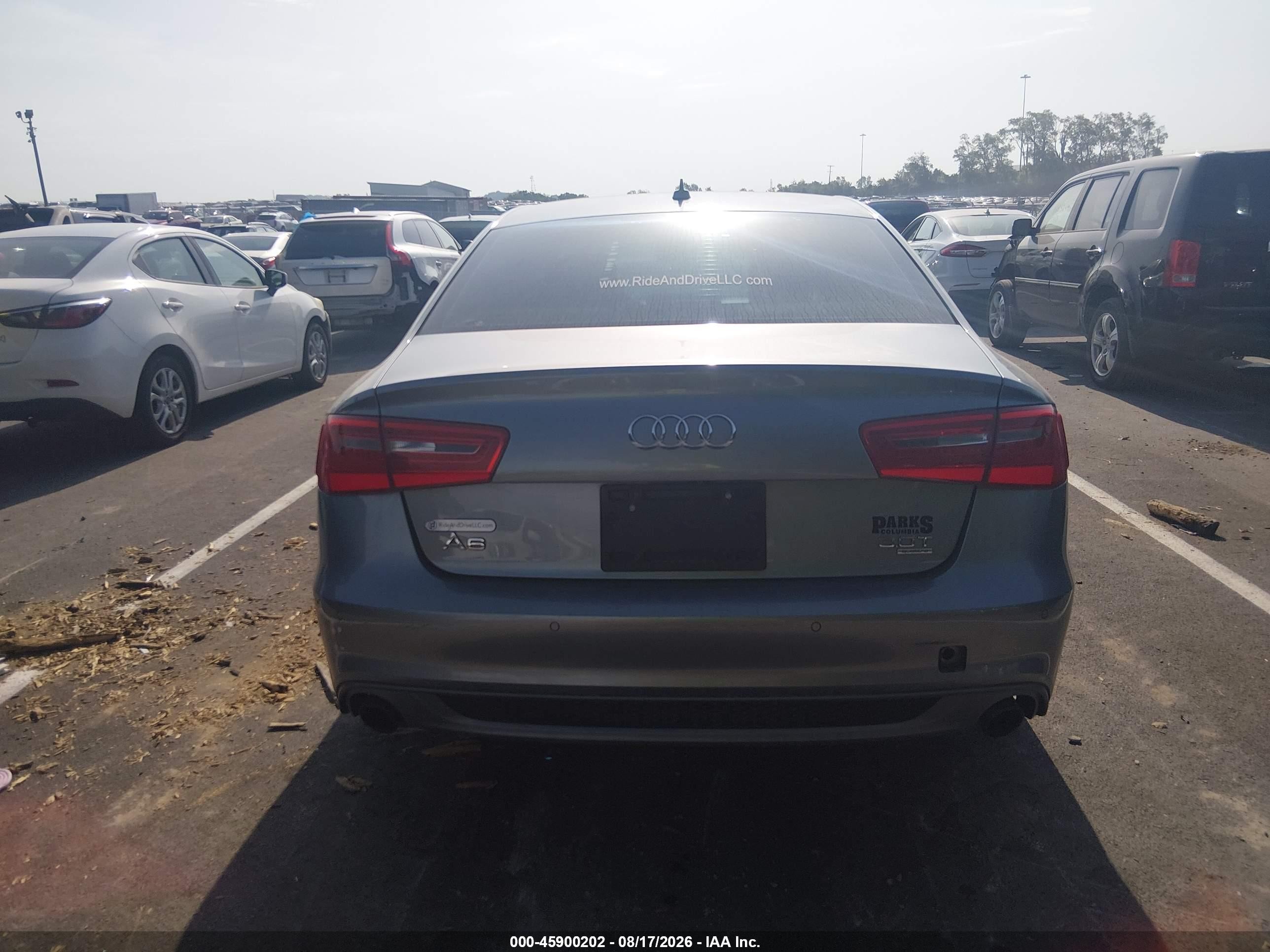 2013 Audi A6 3.0t Premium Серый vin: WAUHGAFCXDN124319