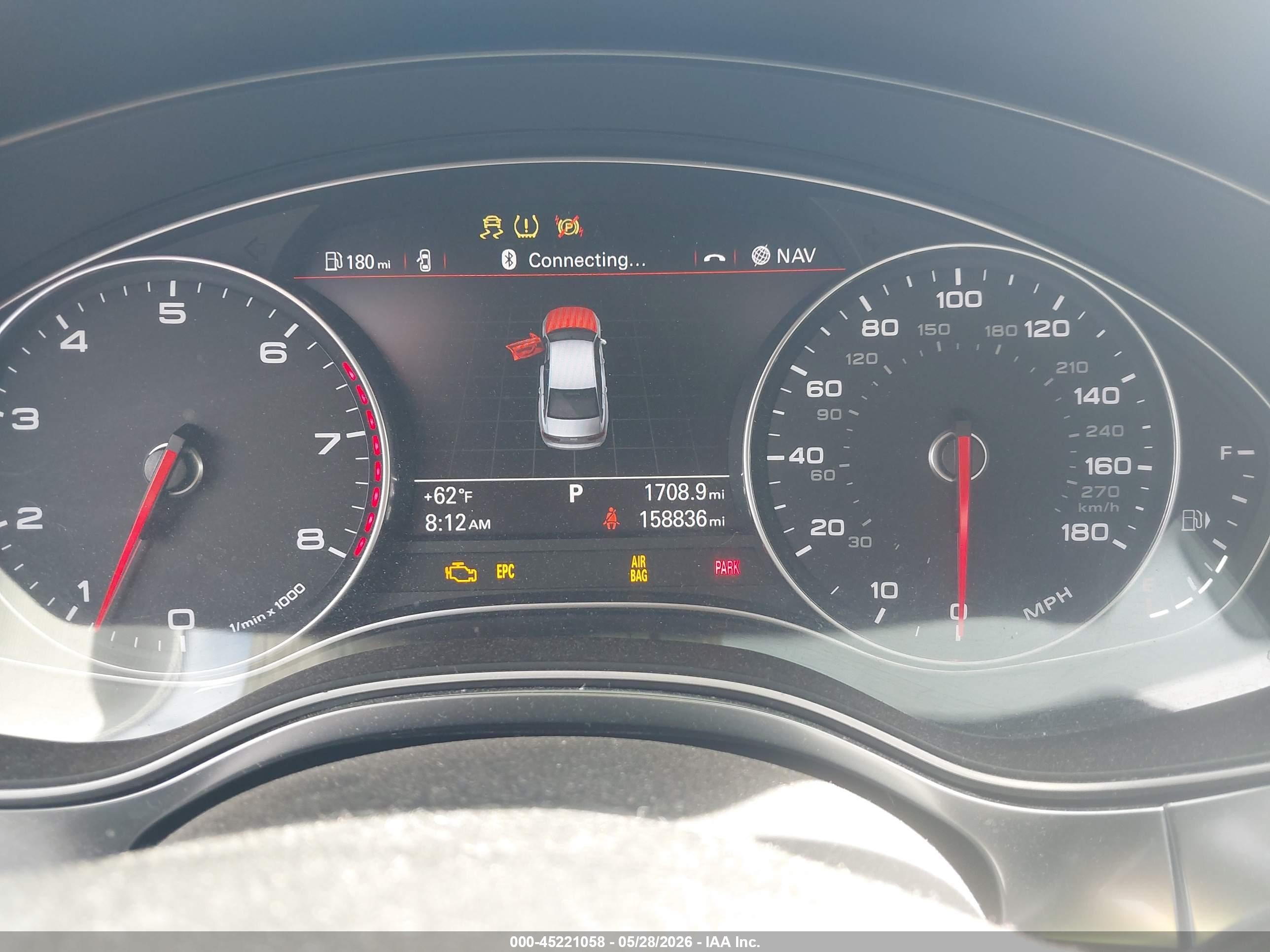 2014 Audi A6 3.0t Premium Plus Black vin: WAUHGAFCXEN047078
