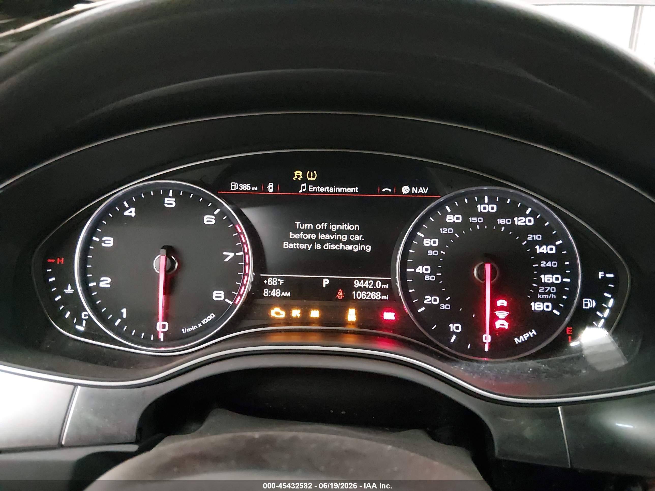 2014 Audi A6 3.0t Premium Plus Gray vin: WAUHGAFCXEN131983