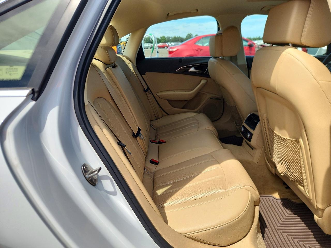 2015 Audi A6 Prestige White vin: WAUHGAFCXFN009996