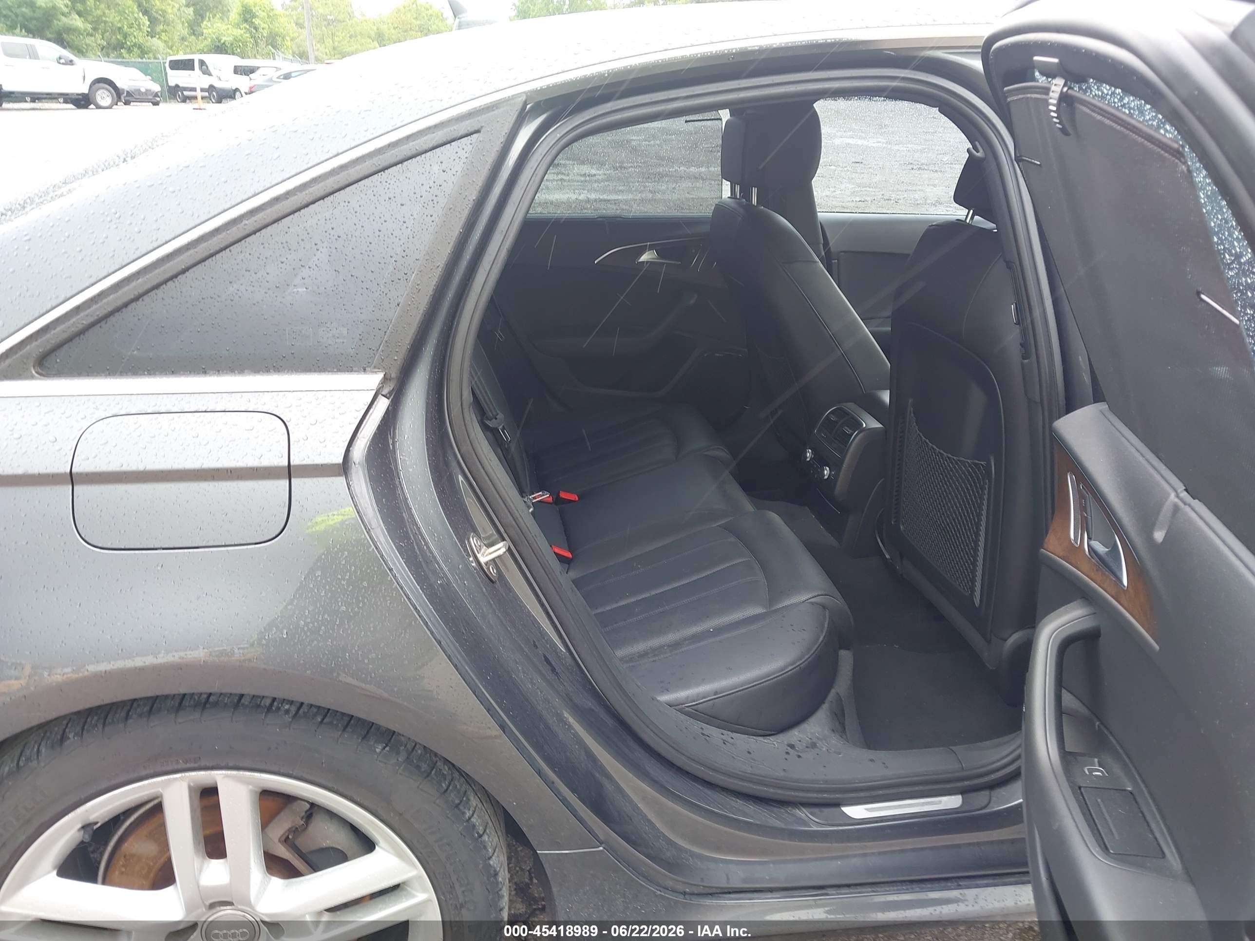 2015 Audi A6 3.0t Premium Plus Gray vin: WAUHGAFCXFN023235