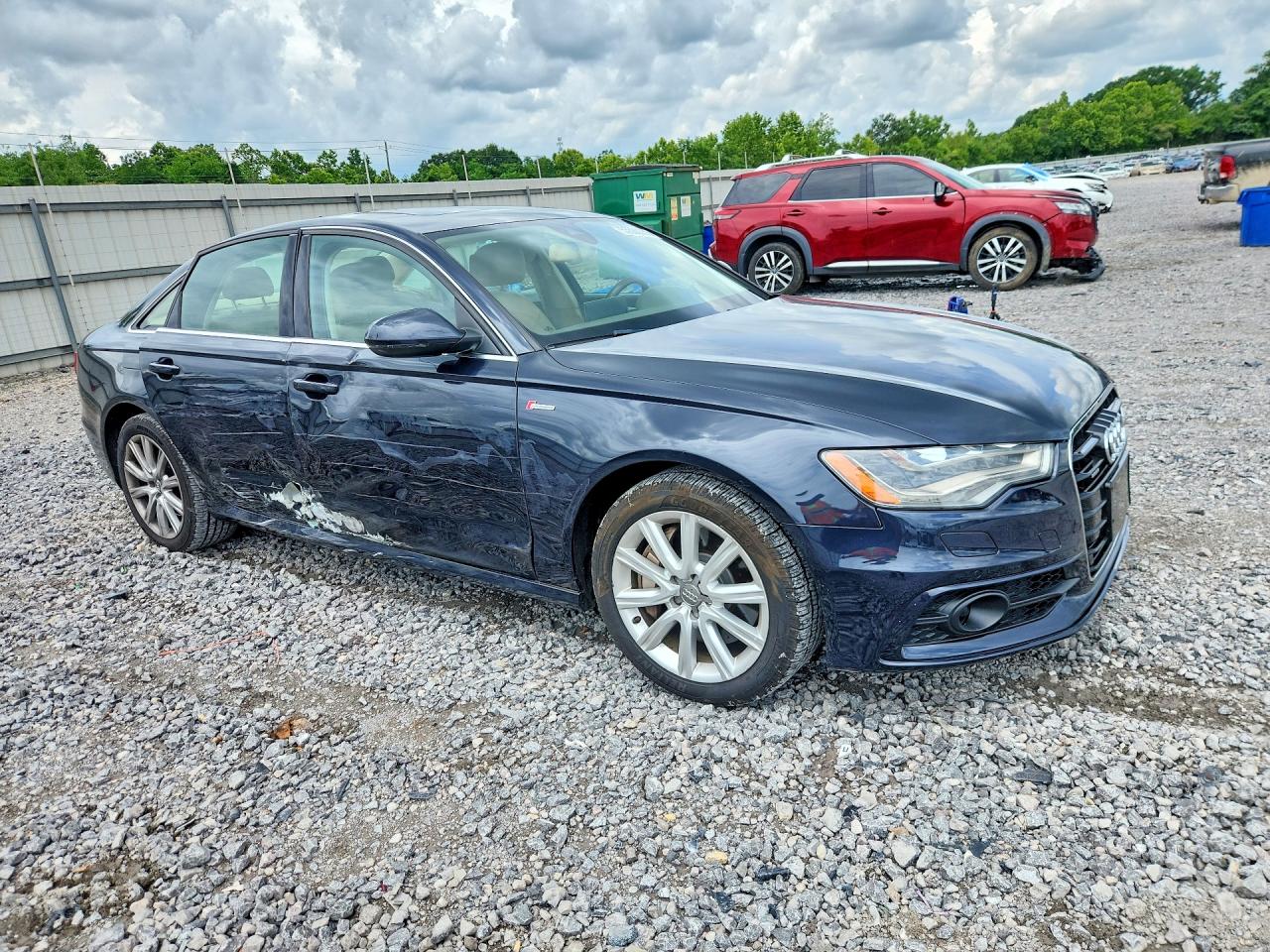 2013 Audi A6 Prestige Blue vin: WAUHGBFC2DN038735