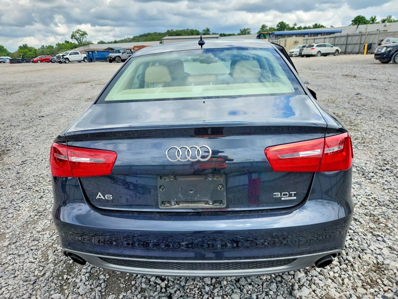2013 Audi A6 Prestige Blue vin: WAUHGBFC2DN038735