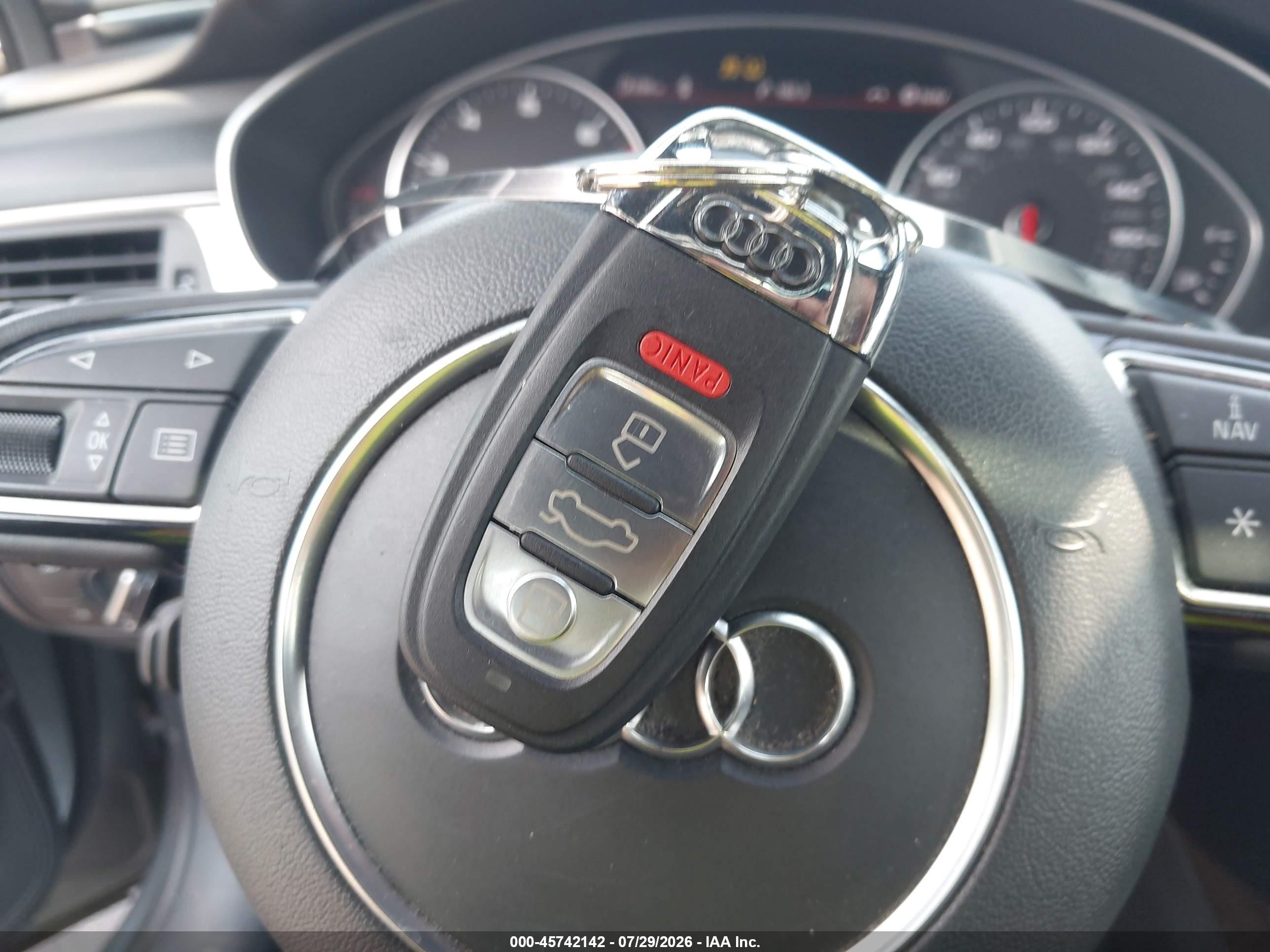2014 Audi A6 3.0t Premium Plus Silver vin: WAUHGBFC6EN014732