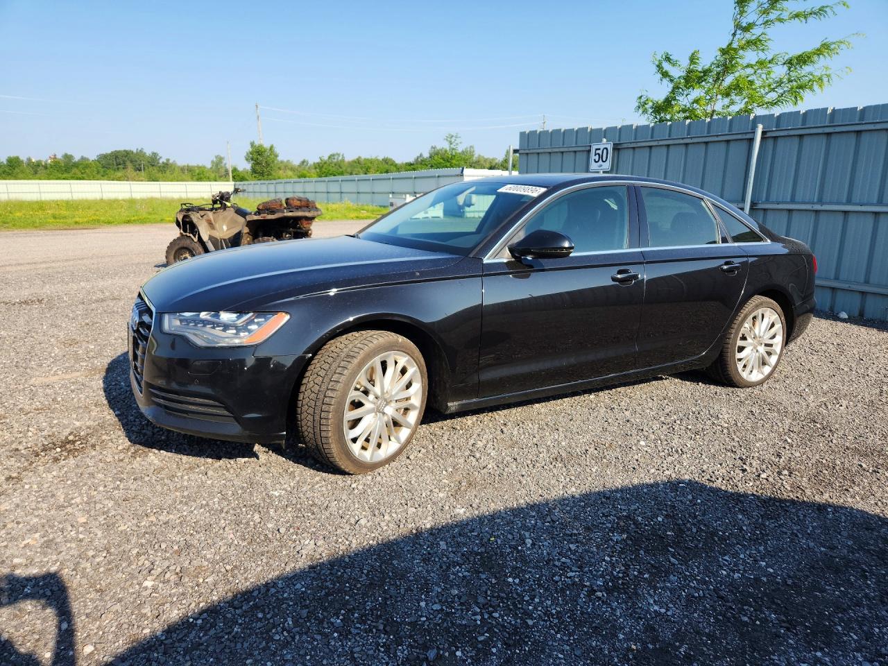 2012 Audi A6 Prestige Black vin: WAUHGCFCXCN097567