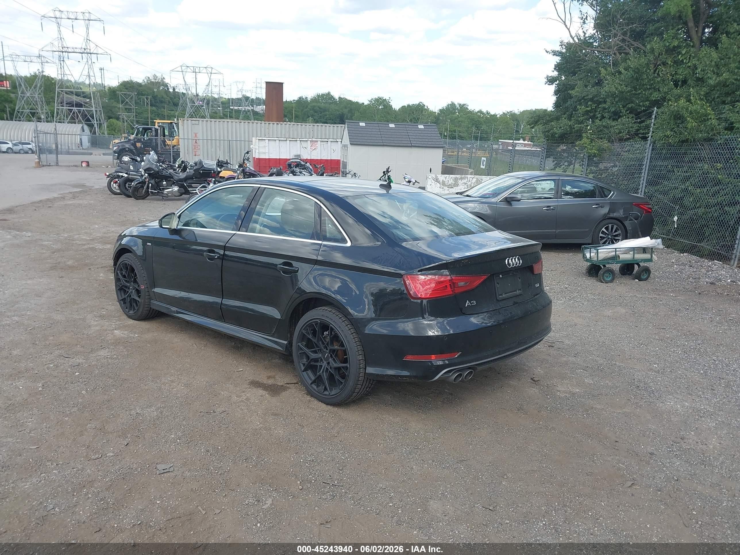 2015 Audi A3 2.0 Tdi Premium Black vin: WAUHJGFF5F1067391