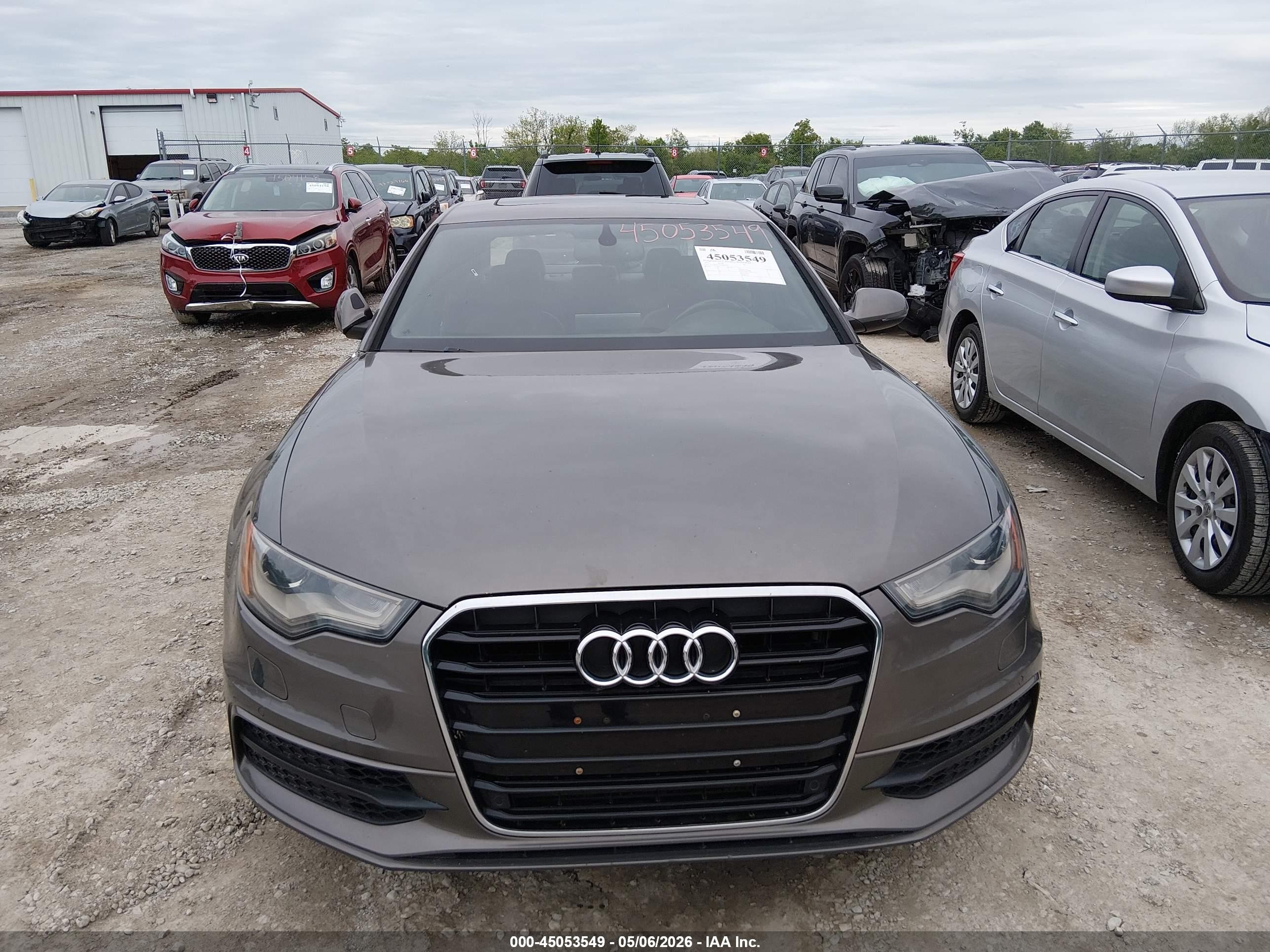 2014 Audi A6 3.0 Tdi Premium Plus Brown vin: WAUHMAFC2EN083467
