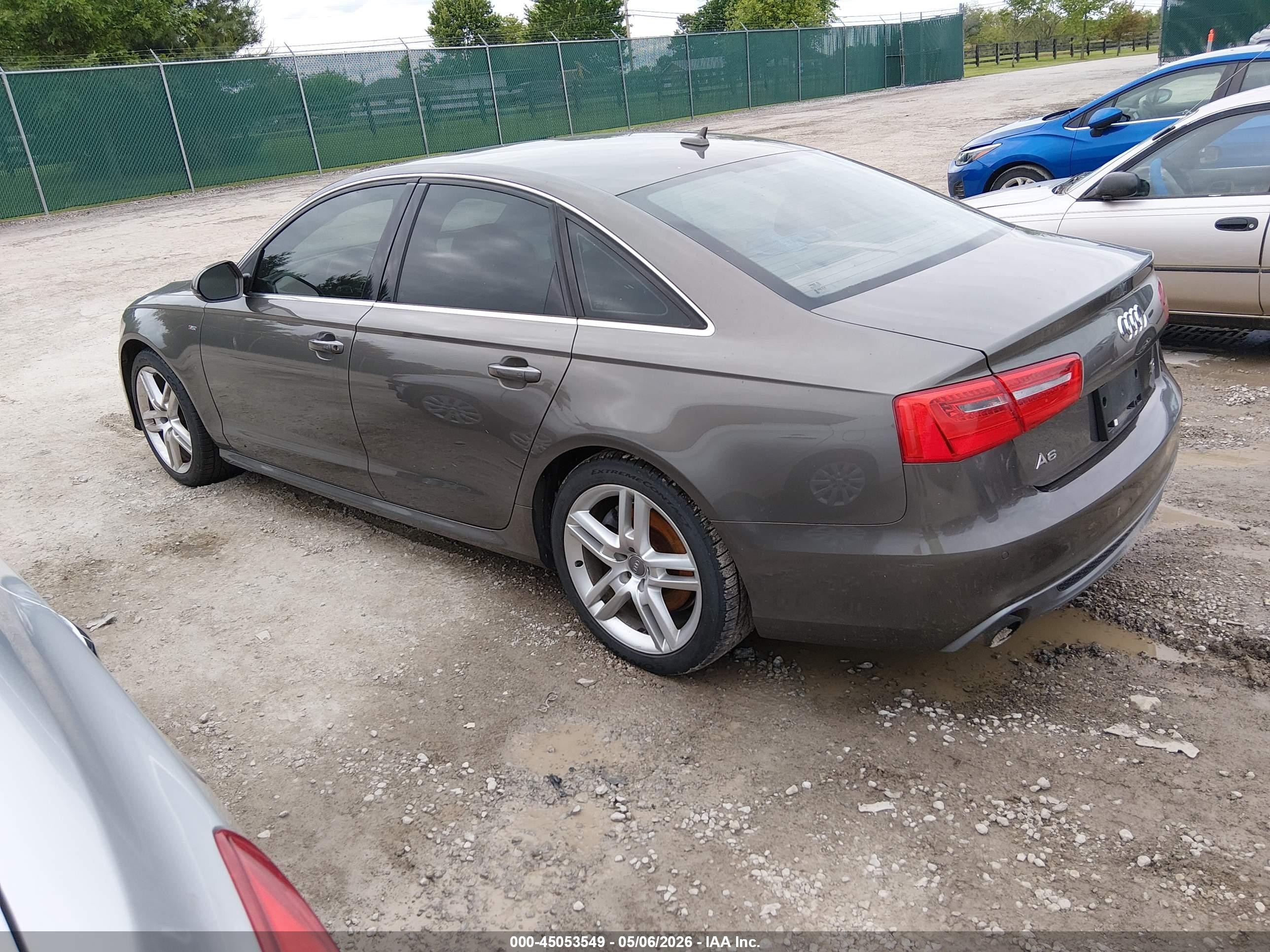 2014 Audi A6 3.0 Tdi Premium Plus Brown vin: WAUHMAFC2EN083467
