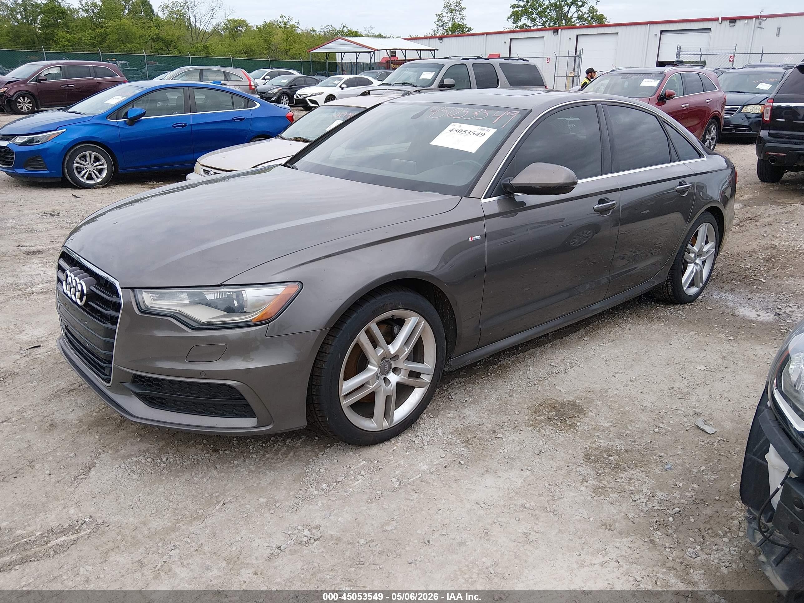 2014 Audi A6 3.0 Tdi Premium Plus Brown vin: WAUHMAFC2EN083467