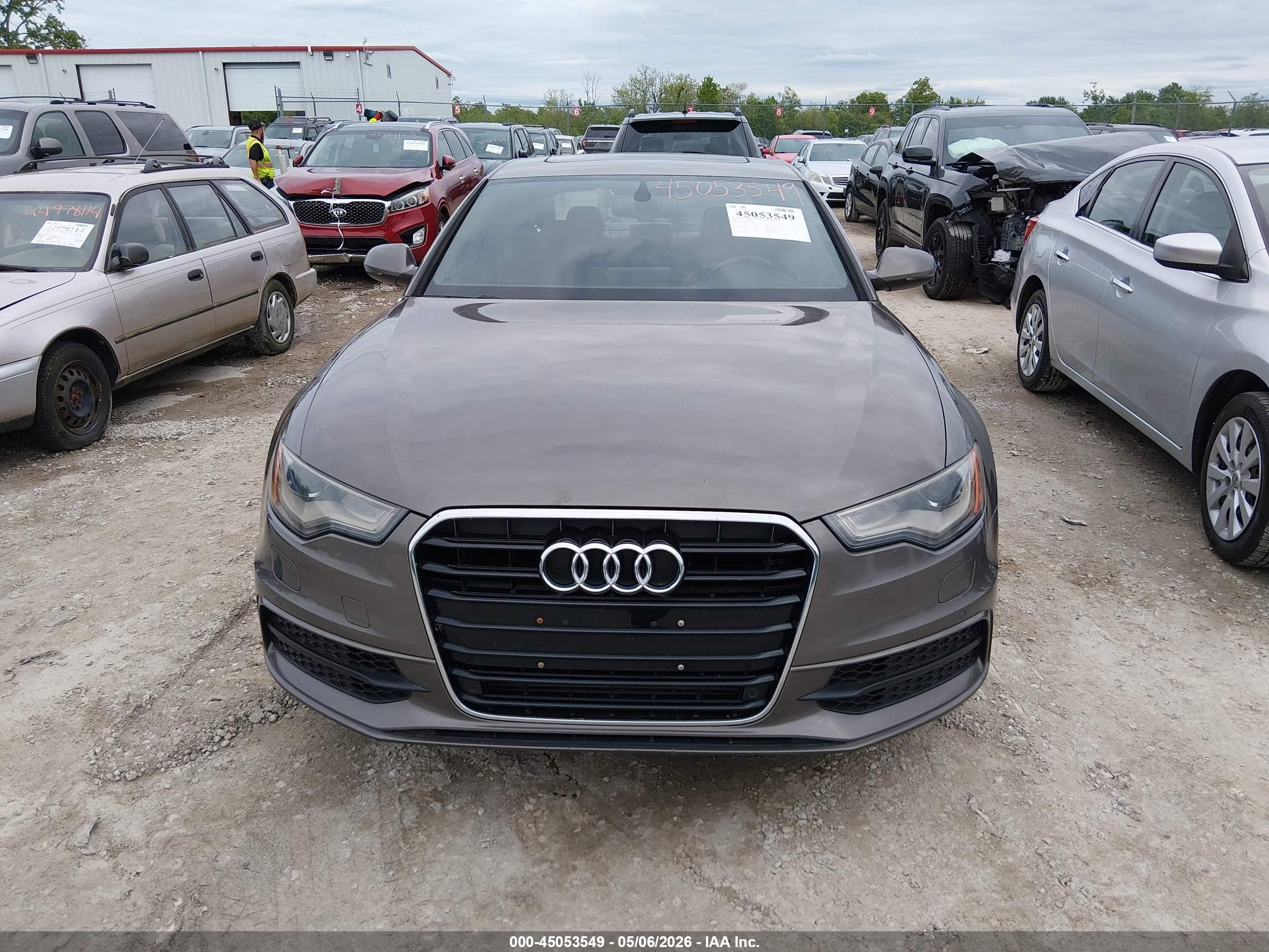 2014 Audi A6 3.0 Tdi Premium Plus Brown vin: WAUHMAFC2EN083467