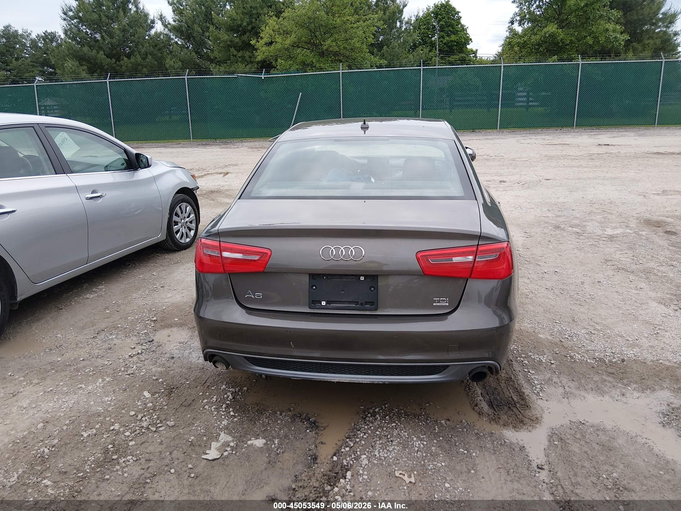 2014 Audi A6 3.0 Tdi Premium Plus Brown vin: WAUHMAFC2EN083467