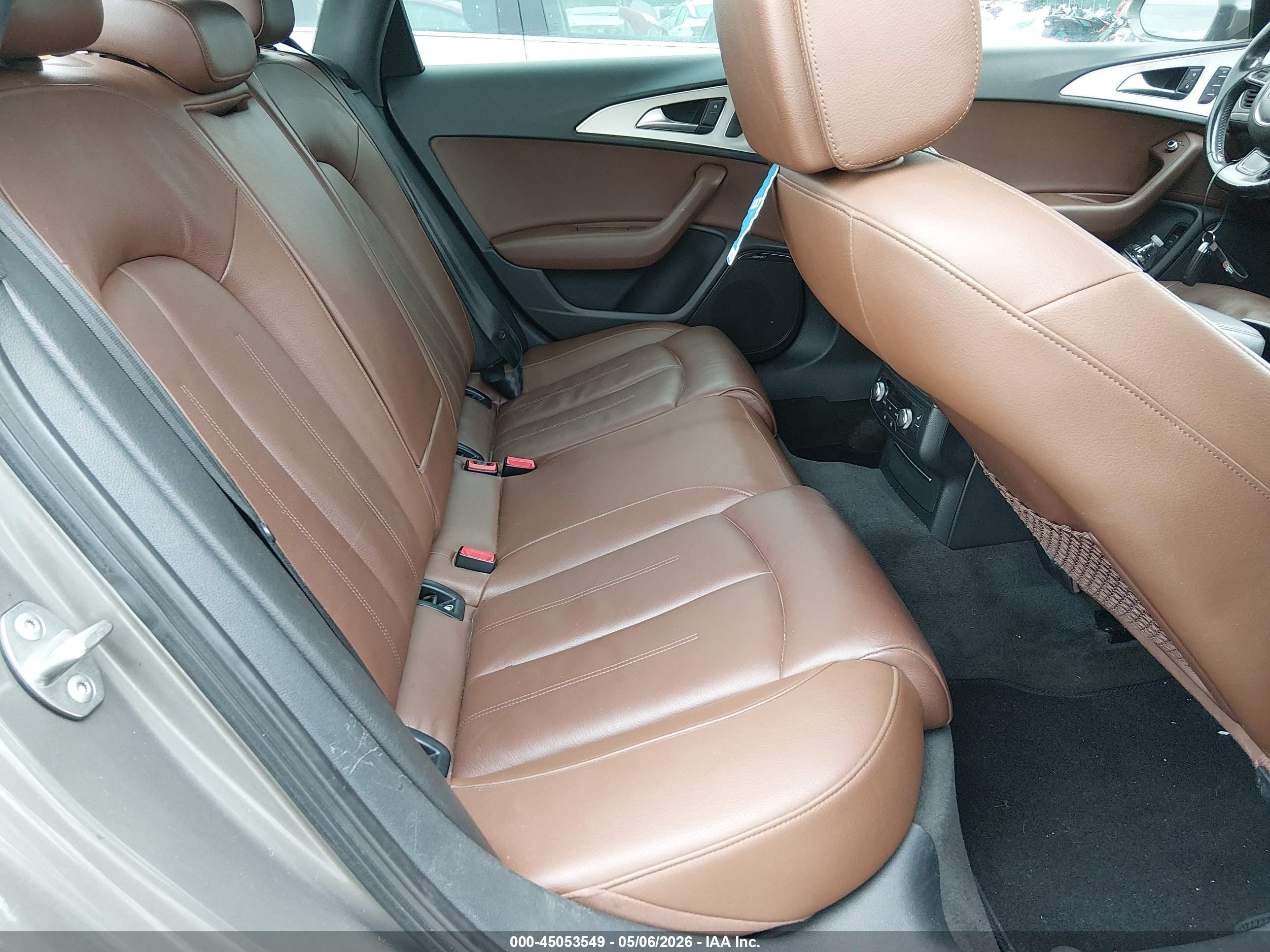 2014 Audi A6 3.0 Tdi Premium Plus Brown vin: WAUHMAFC2EN083467