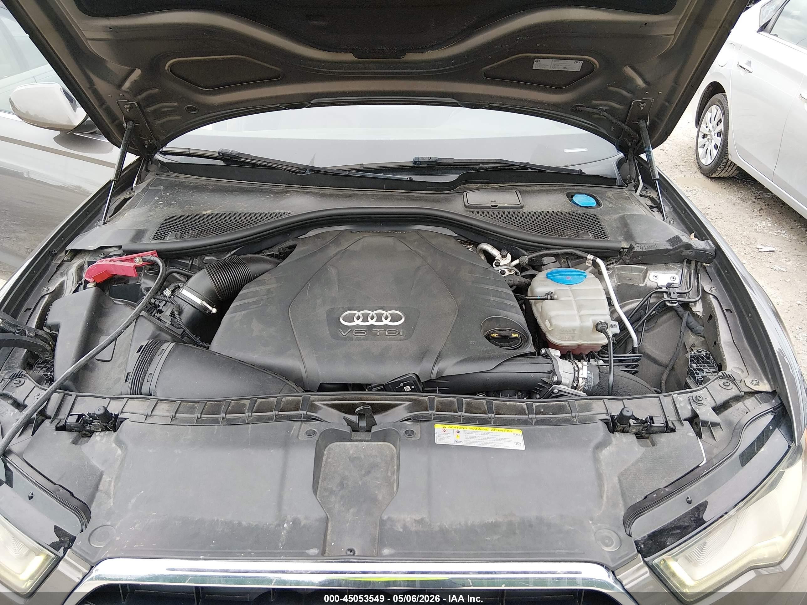 2014 Audi A6 3.0 Tdi Premium Plus Brown vin: WAUHMAFC2EN083467