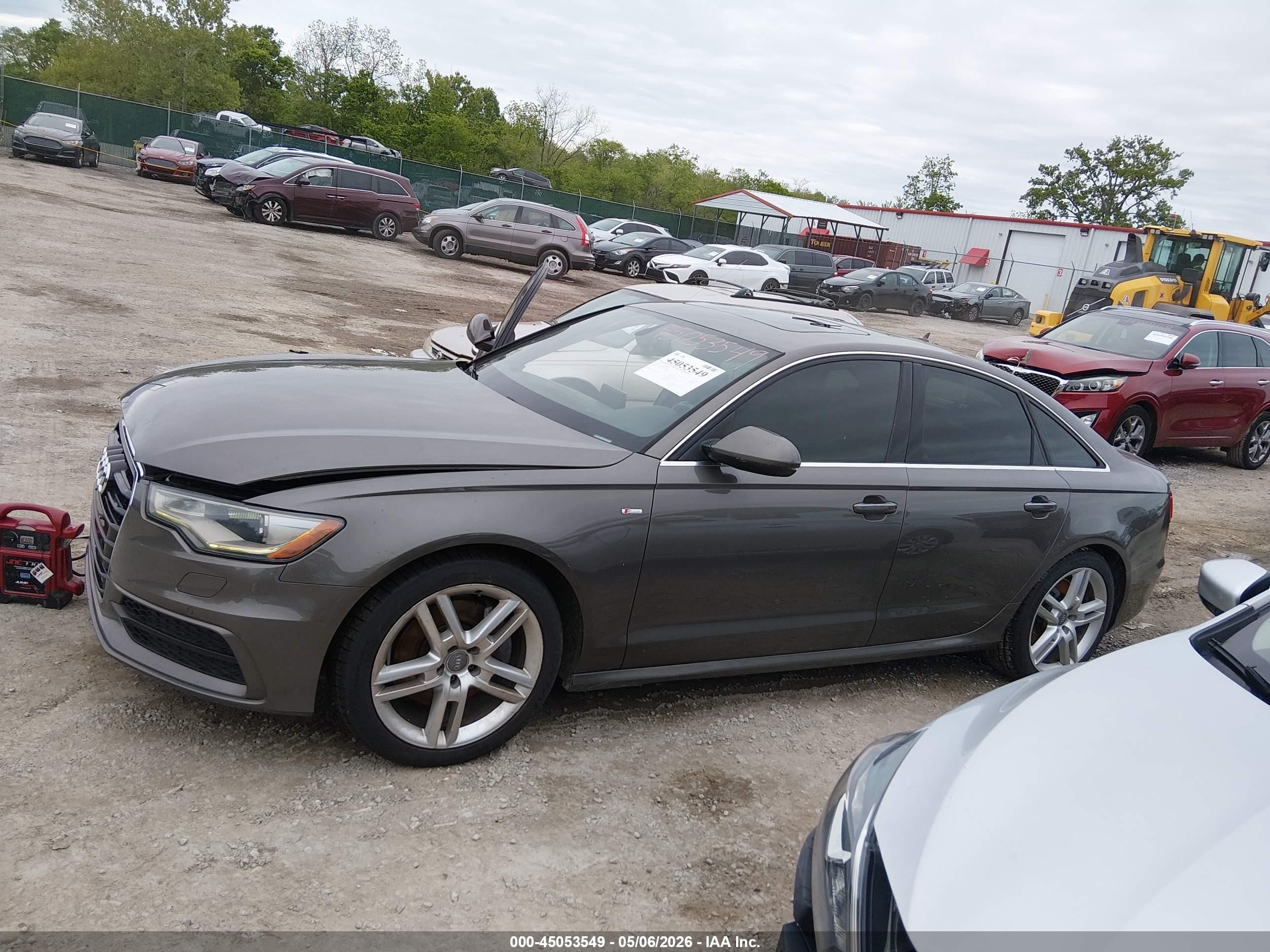 2014 Audi A6 3.0 Tdi Premium Plus Brown vin: WAUHMAFC2EN083467