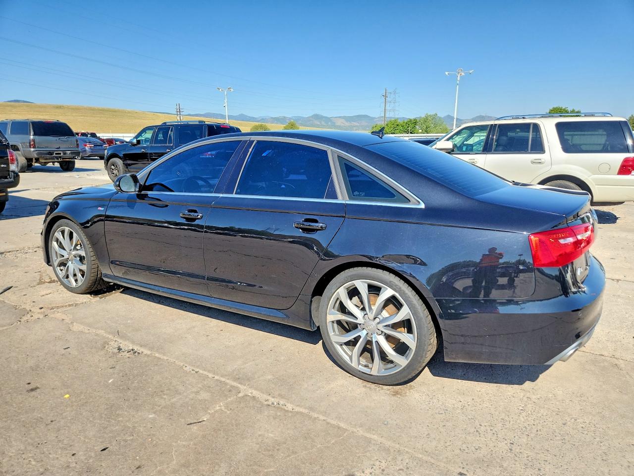 2014 Audi A6 Prestige Черный vin: WAUHMAFC3EN120526