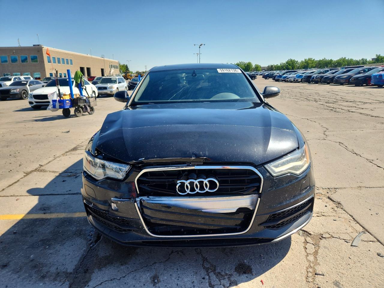 2014 Audi A6 Prestige Черный vin: WAUHMAFC3EN120526