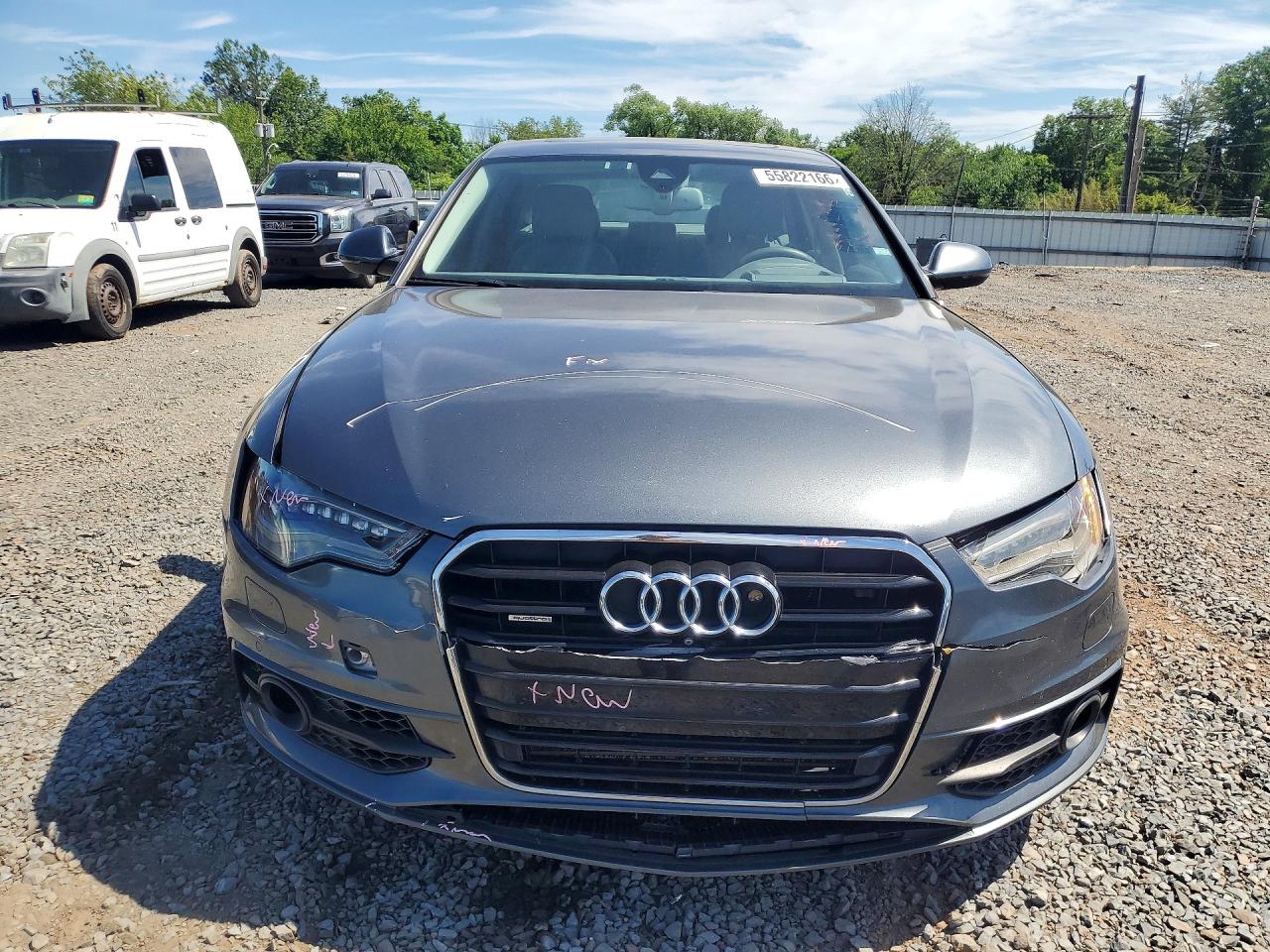 2014 Audi A6 Prestige Gray vin: WAUHMAFC3EN149024