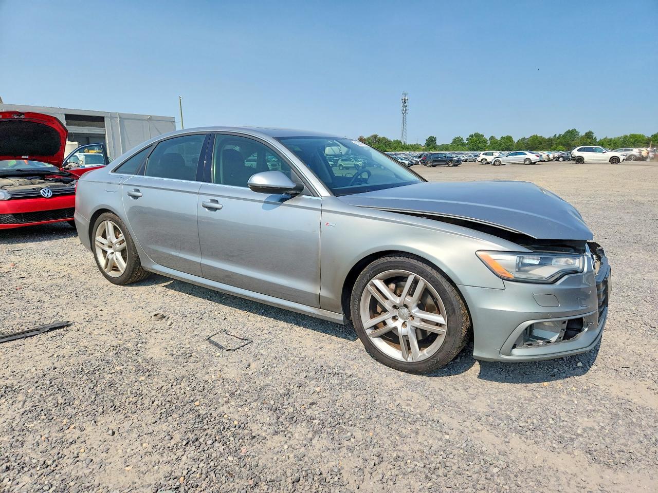 2014 Audi A6 Prestige Silver vin: WAUHMAFC6EN010926
