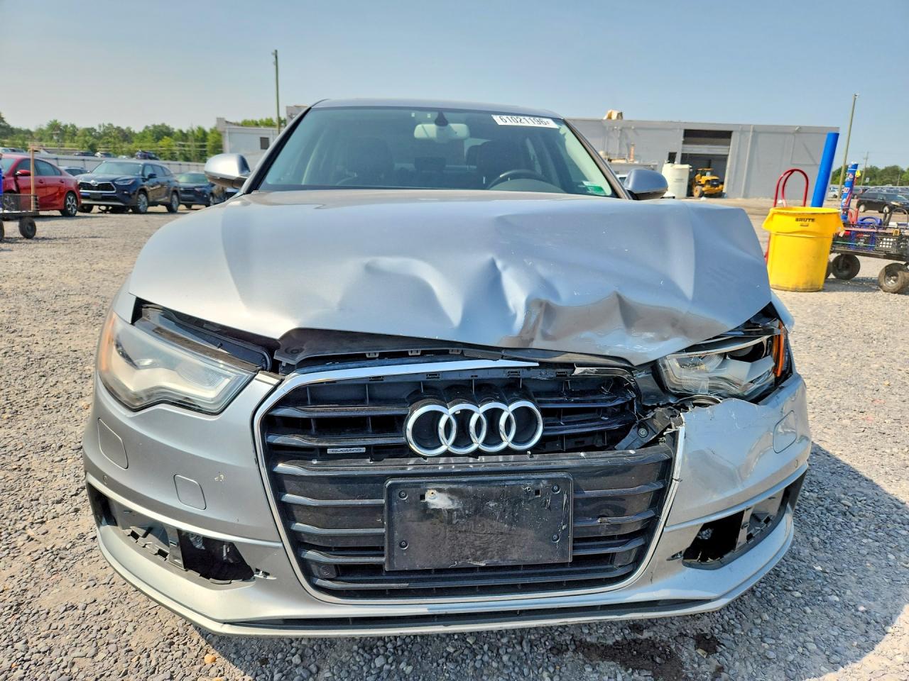 2014 Audi A6 Prestige Silver vin: WAUHMAFC6EN010926