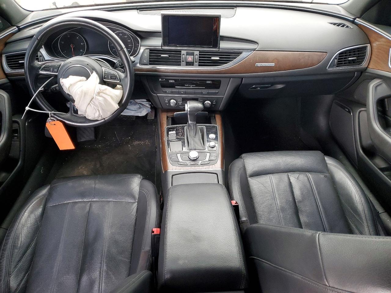 2014 Audi A6 Prestige White vin: WAUHMAFC6EN078840
