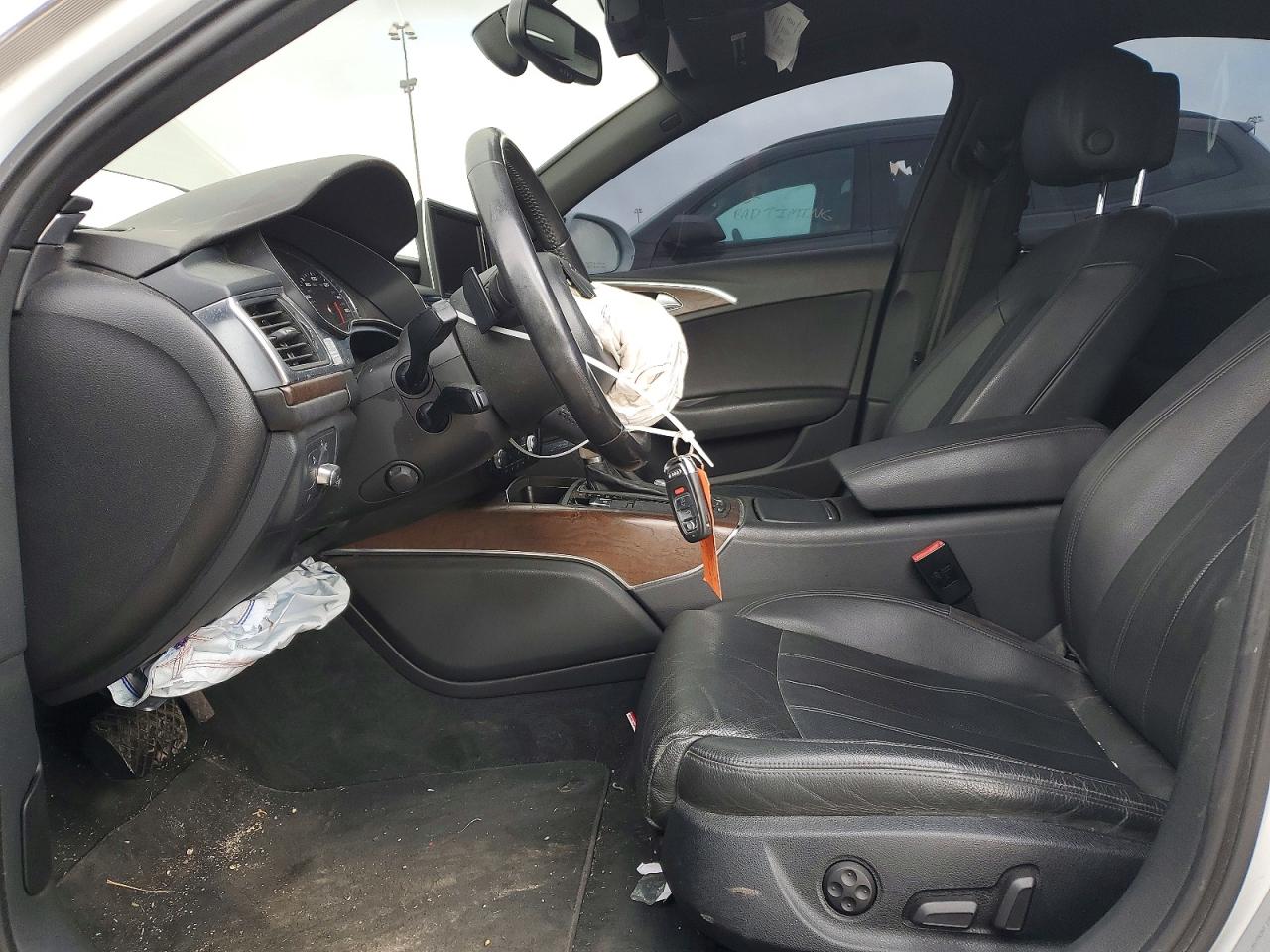 2014 Audi A6 Prestige White vin: WAUHMAFC6EN078840