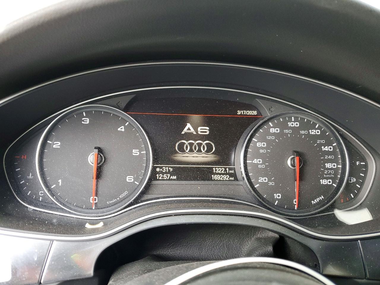 2014 Audi A6 Prestige White vin: WAUHMAFC6EN078840