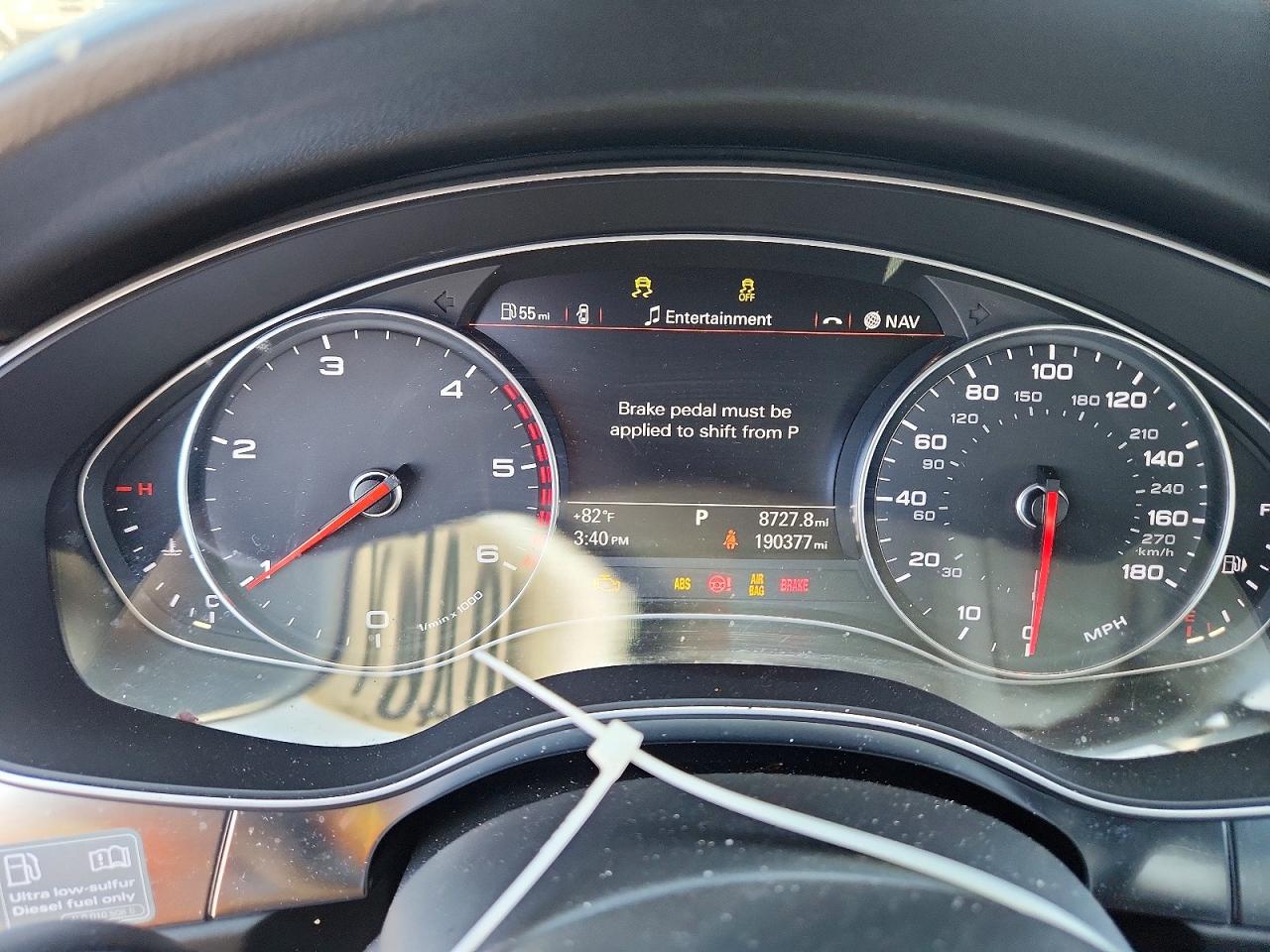 2014 Audi A6 Prestige Black vin: WAUHMAFC9EN016834