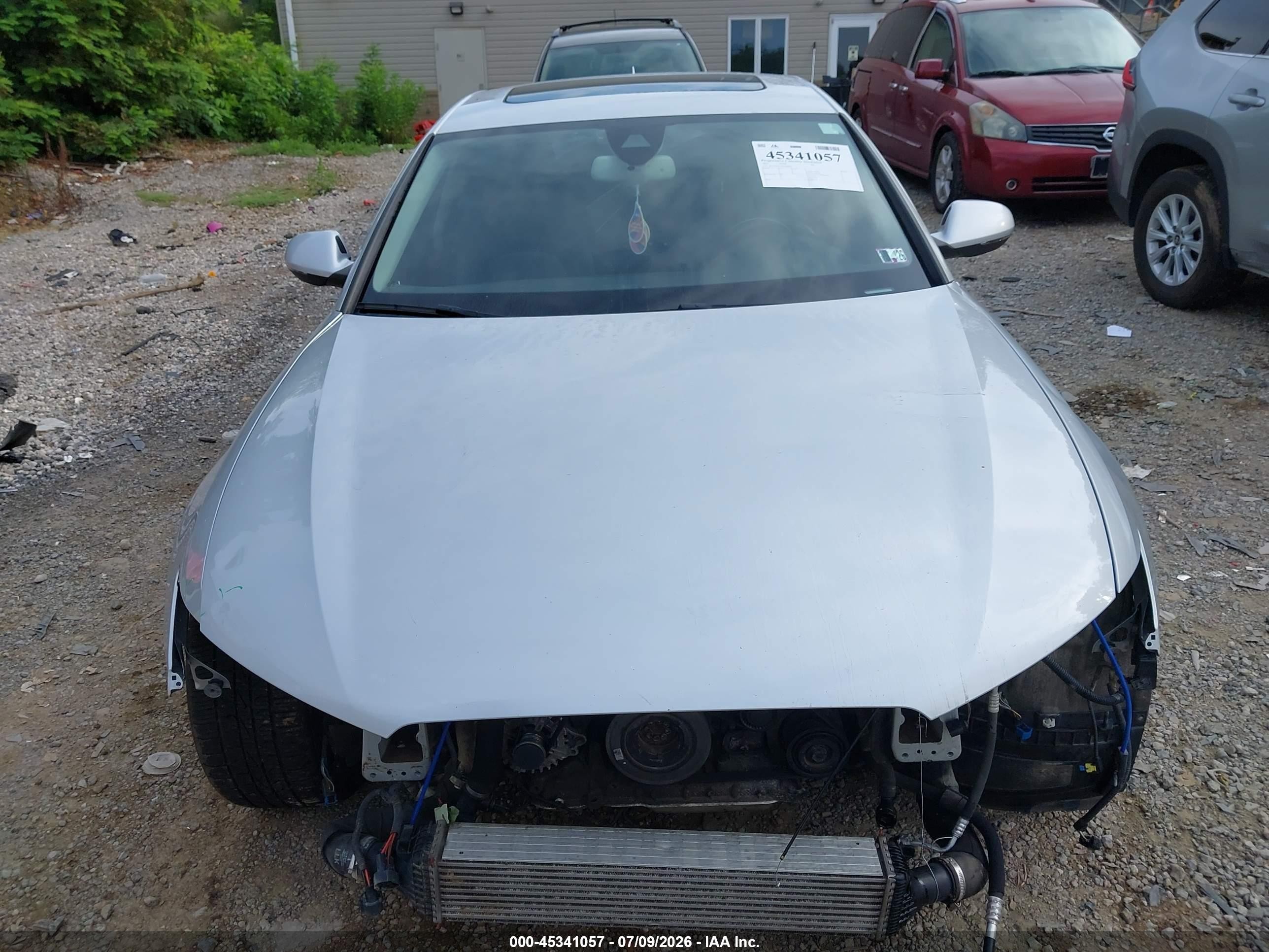 2014 Audi A6 3.0 Tdi Premium Plus Silver vin: WAUHMAFC9EN080825