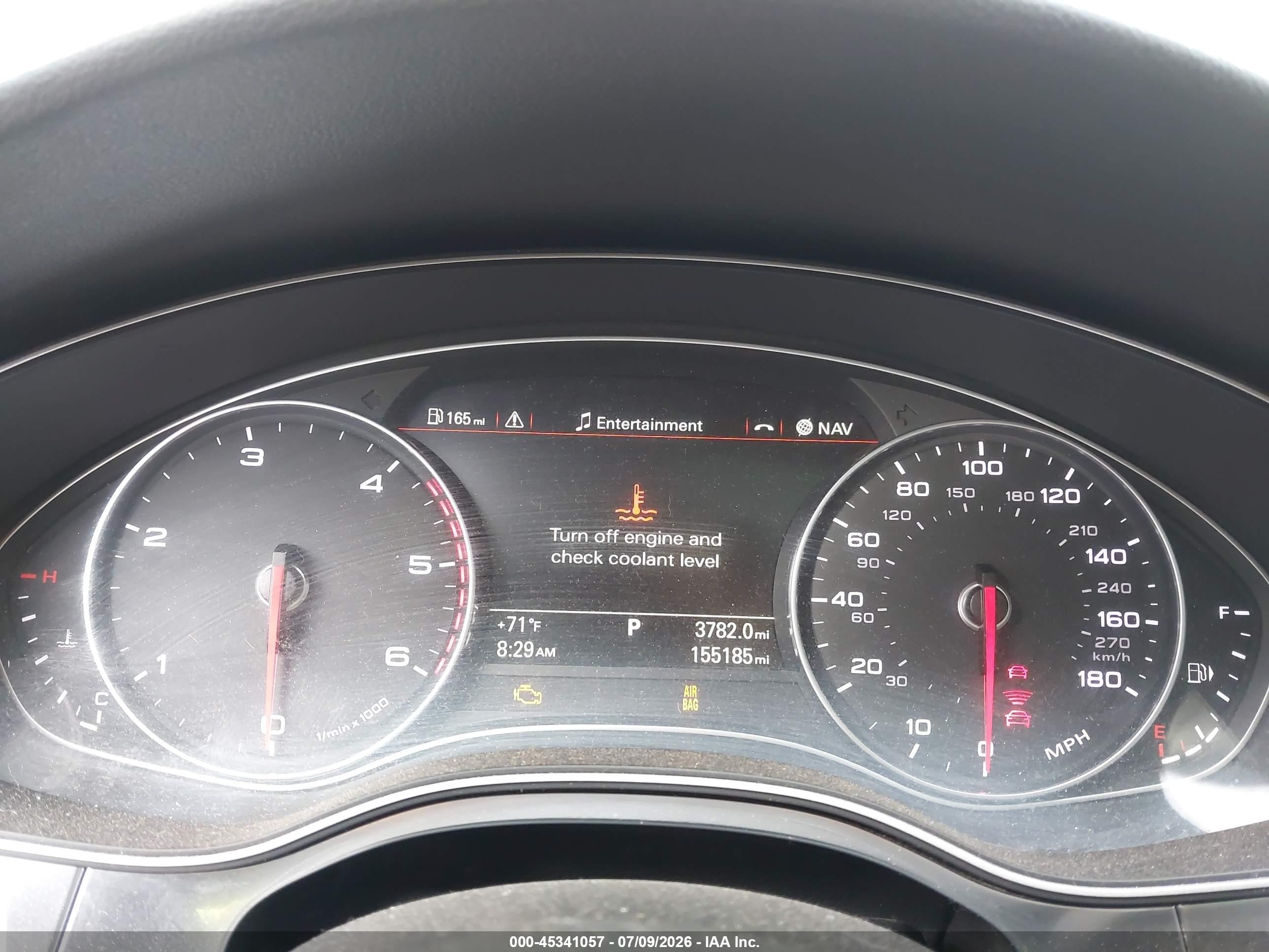 2014 Audi A6 3.0 Tdi Premium Plus Silver vin: WAUHMAFC9EN080825