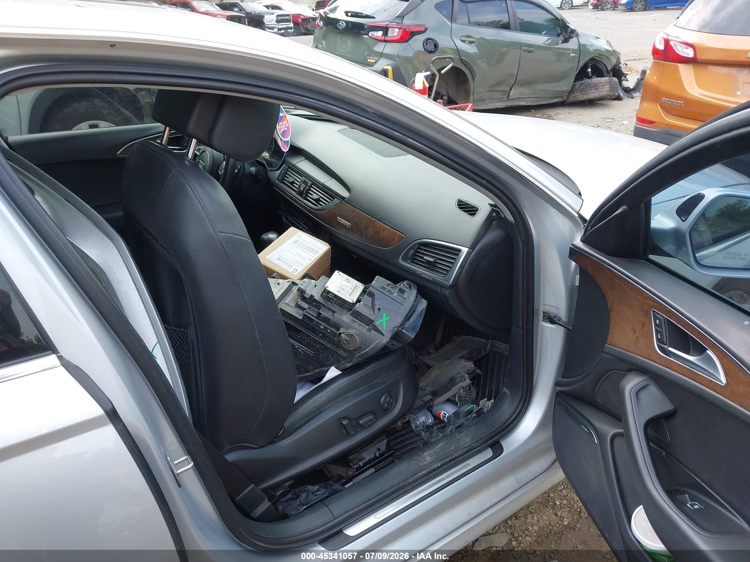 2014 Audi A6 3.0 Tdi Premium Plus Silver vin: WAUHMAFC9EN080825