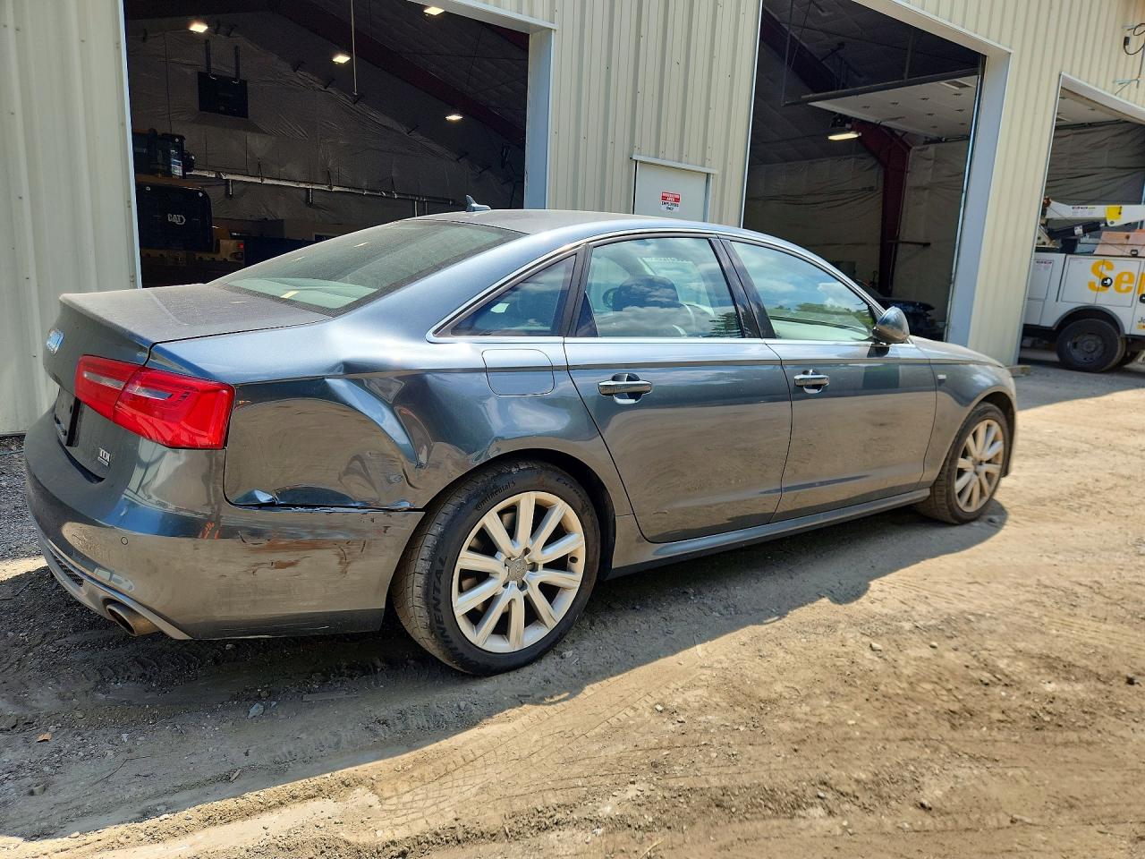 2014 Audi A6 Prestige Gray vin: WAUHMAFC9EN090514