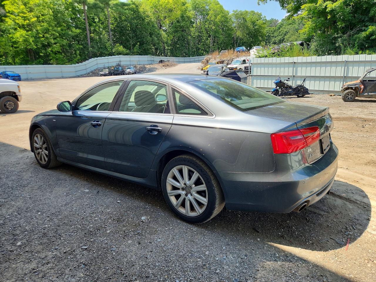 2014 Audi A6 Prestige Gray vin: WAUHMAFC9EN090514