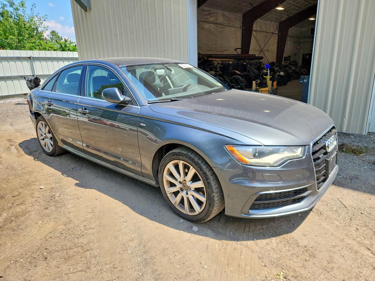 2014 Audi A6 Prestige Gray vin: WAUHMAFC9EN090514