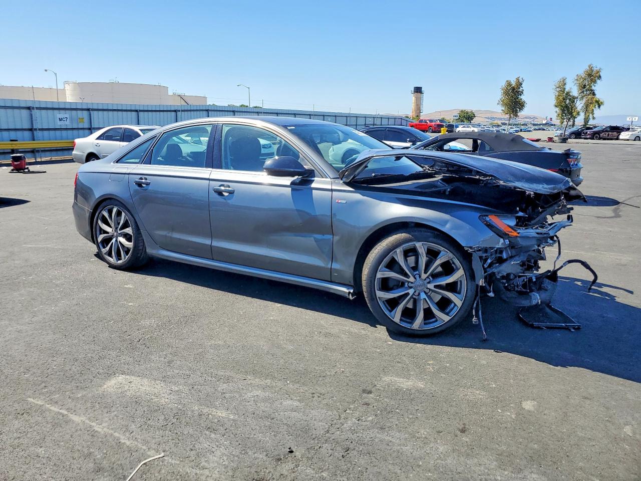 2014 Audi A6 Prestige Charcoal vin: WAUHMAFCXEN115386