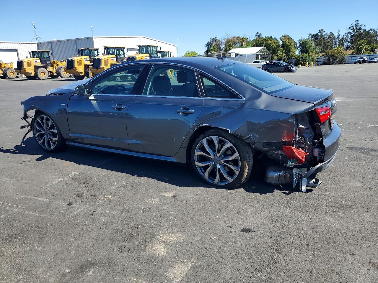 2014 Audi A6 Prestige Charcoal vin: WAUHMAFCXEN115386