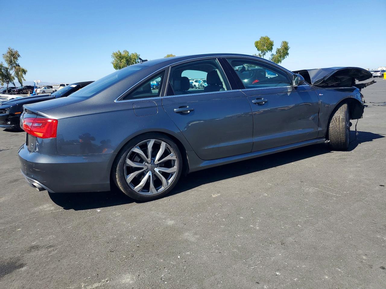 2014 Audi A6 Prestige Charcoal vin: WAUHMAFCXEN115386
