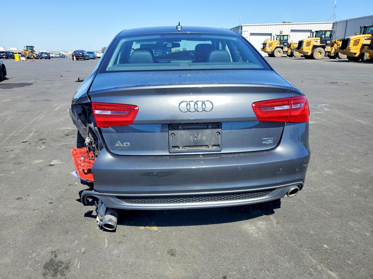 2014 Audi A6 Prestige Charcoal vin: WAUHMAFCXEN115386