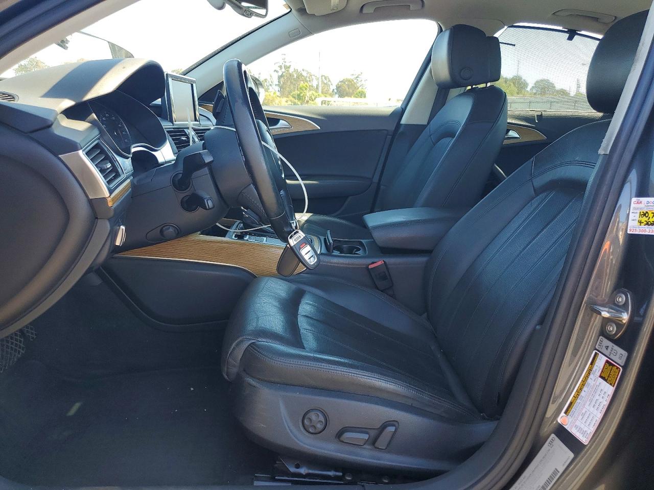 2014 Audi A6 Prestige Charcoal vin: WAUHMAFCXEN115386