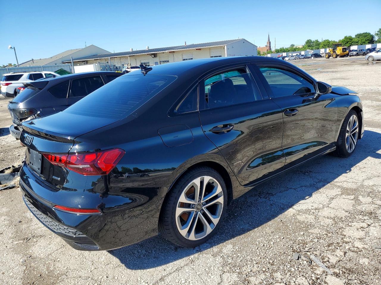 2025 Audi A3 Premium Plus Black vin: WAUHUDGY6SA074253