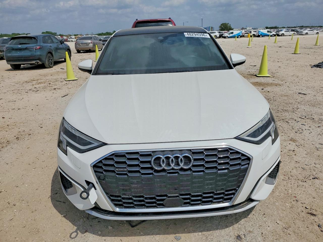 2024 Audi A3 Premium Plus White vin: WAUHUDGY7RA014864