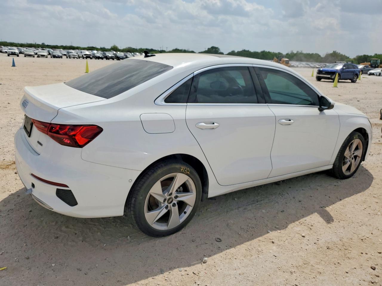 2024 Audi A3 Premium Plus White vin: WAUHUDGY7RA014864