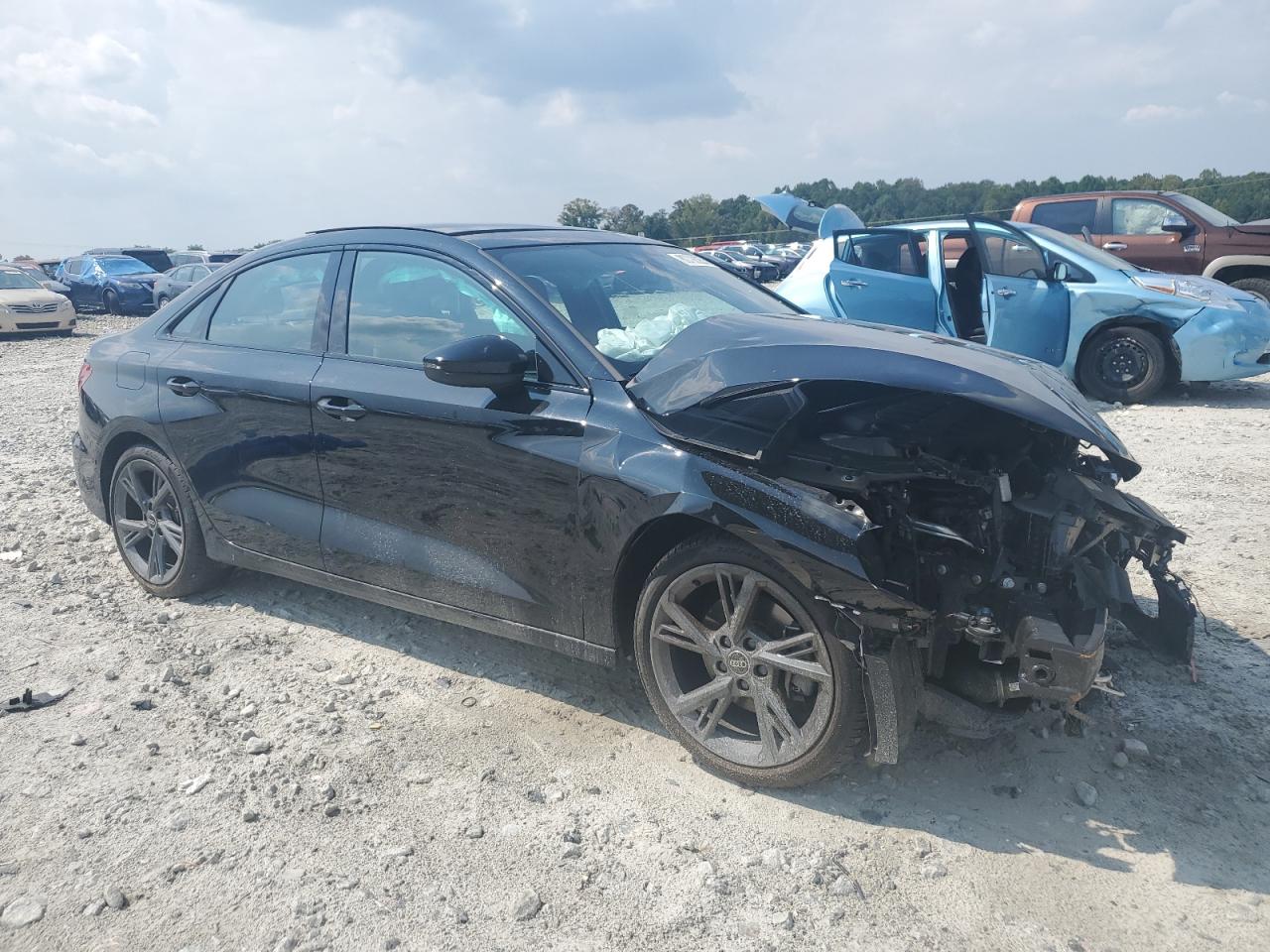 2024 Audi A3 Premium Plus Черный vin: WAUHUDGY9RA006782