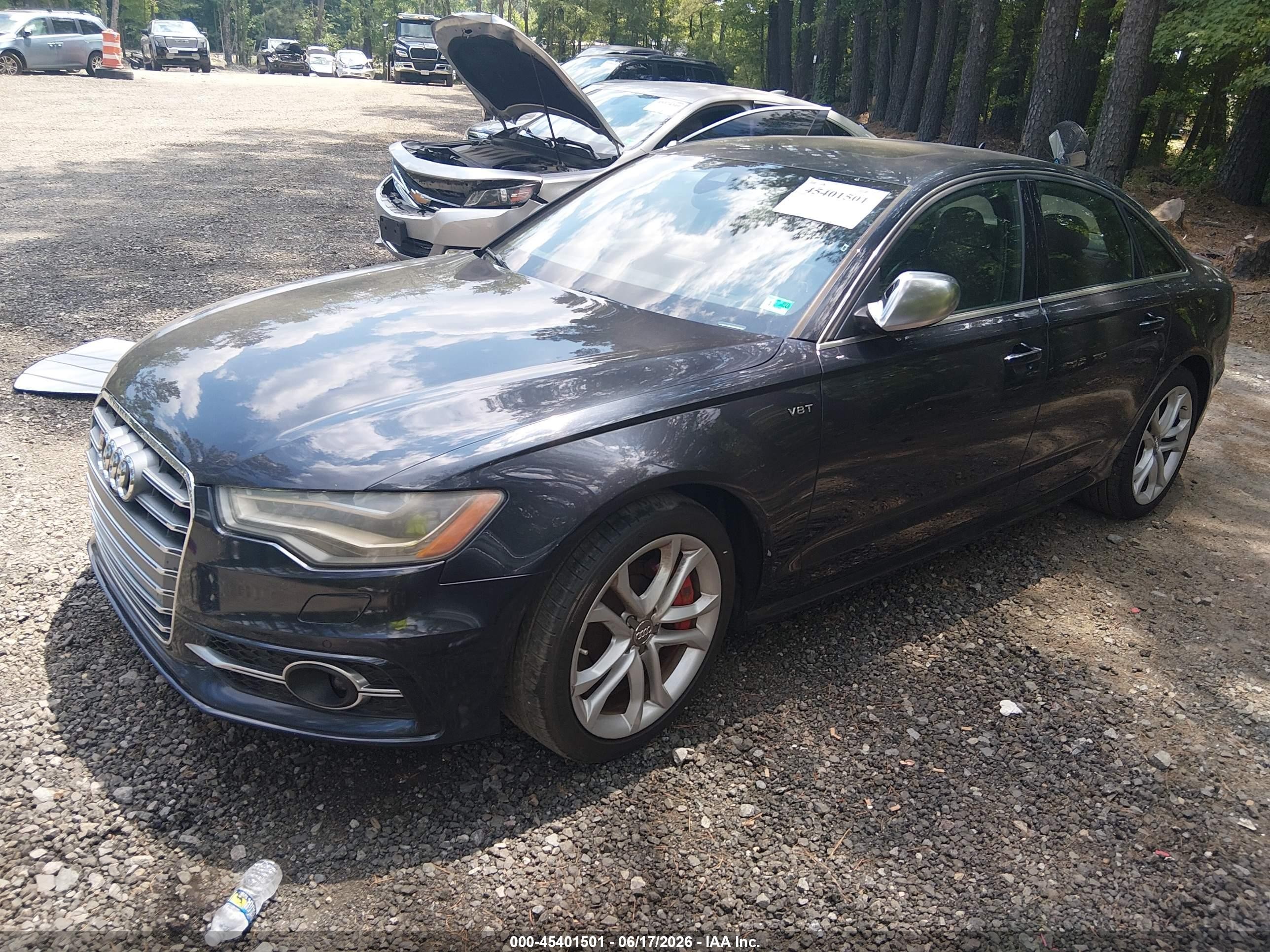 2013 Audi S6 4.0t Prestige Черный vin: WAUJ2AFC2DN030631