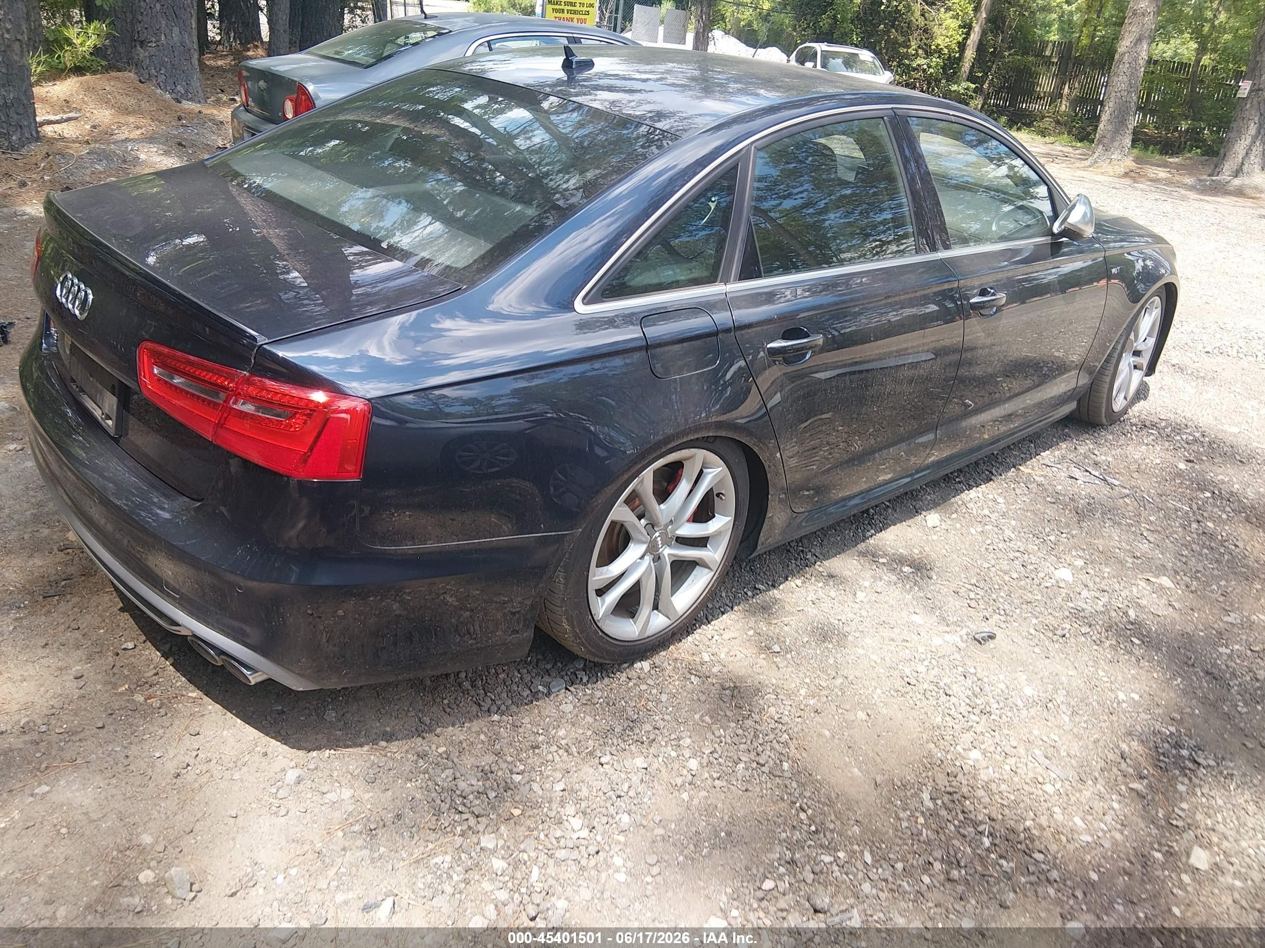 2013 Audi S6 4.0t Prestige Черный vin: WAUJ2AFC2DN030631