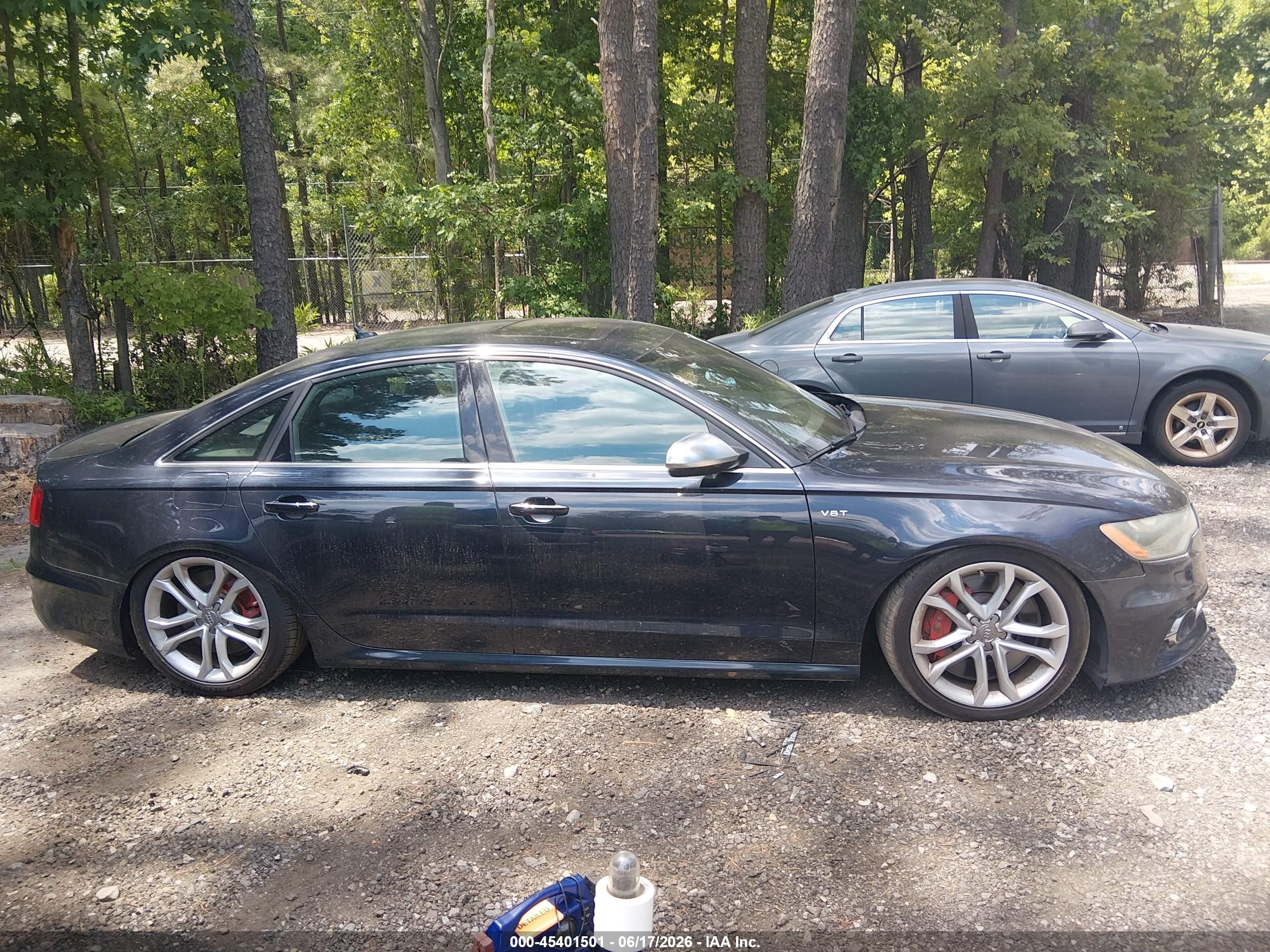 2013 Audi S6 4.0t Prestige Черный vin: WAUJ2AFC2DN030631