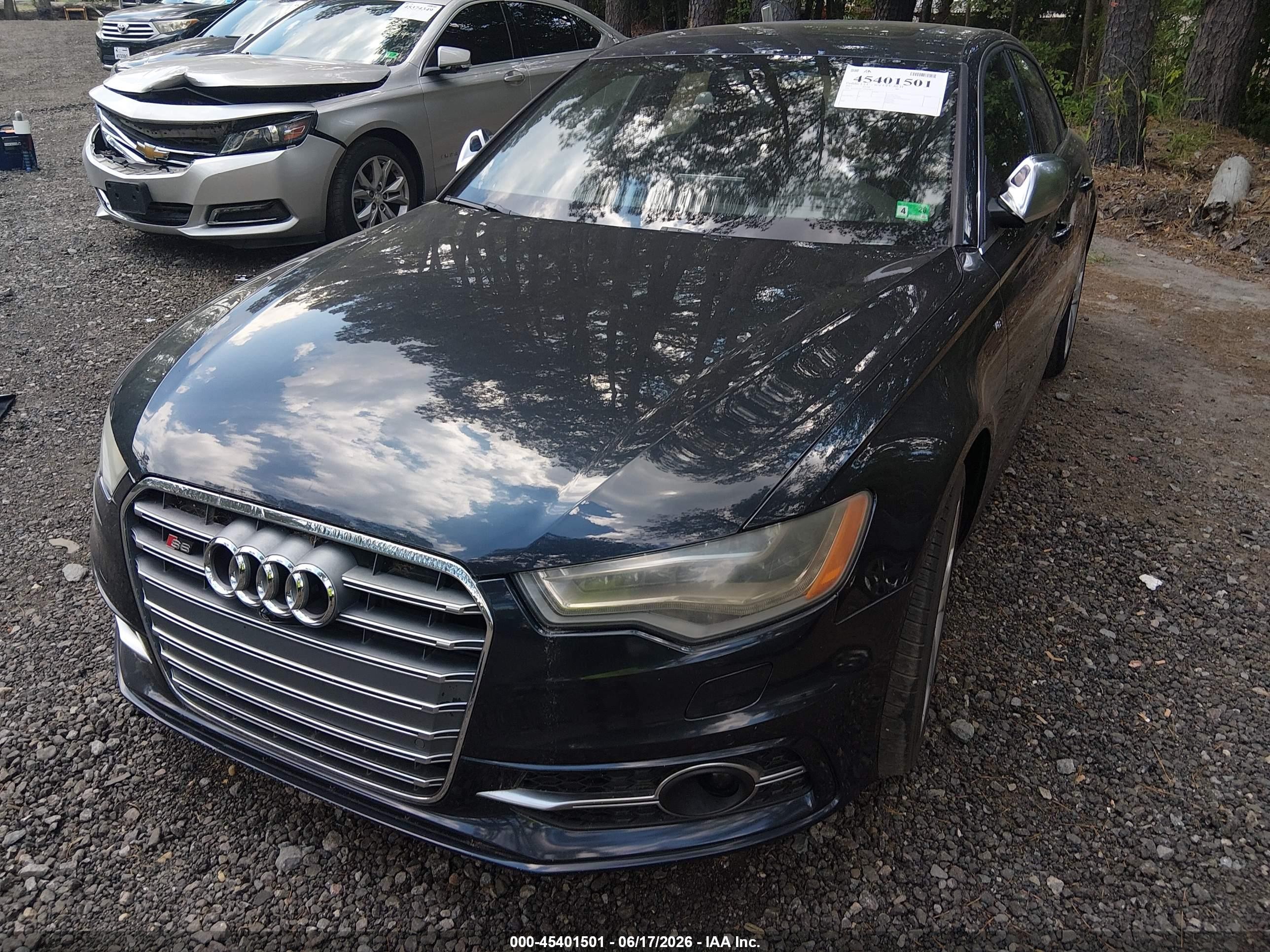 2013 Audi S6 4.0t Prestige Черный vin: WAUJ2AFC2DN030631