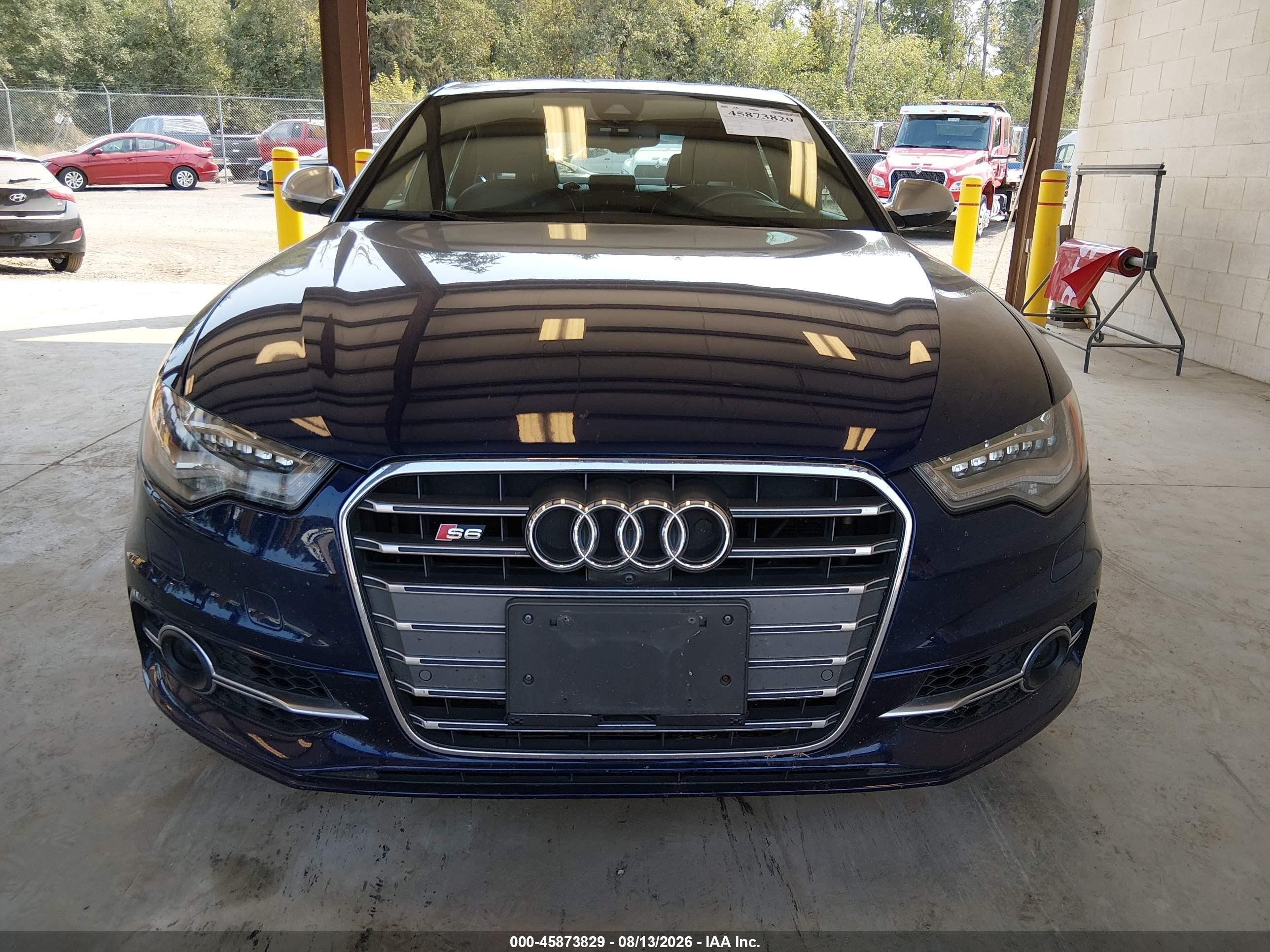 2013 Audi S6 4.0t Prestige Blue vin: WAUJ2AFC2DN050877