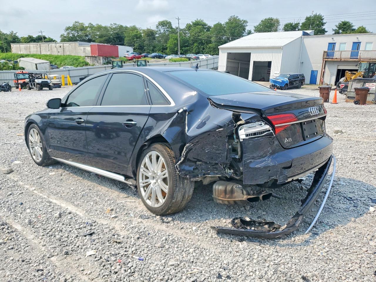 2015 Audi A8 Quattro Blue vin: WAUJ2AFD3FN036689