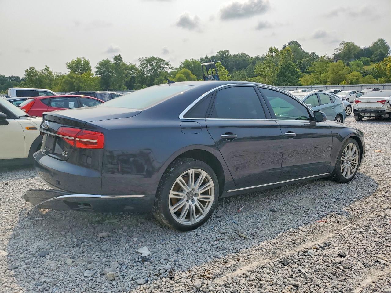 2015 Audi A8 Quattro Blue vin: WAUJ2AFD3FN036689