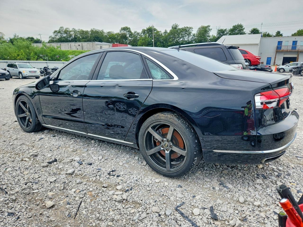 2015 Audi A8 Quattro Black vin: WAUJ2AFD5FN025452